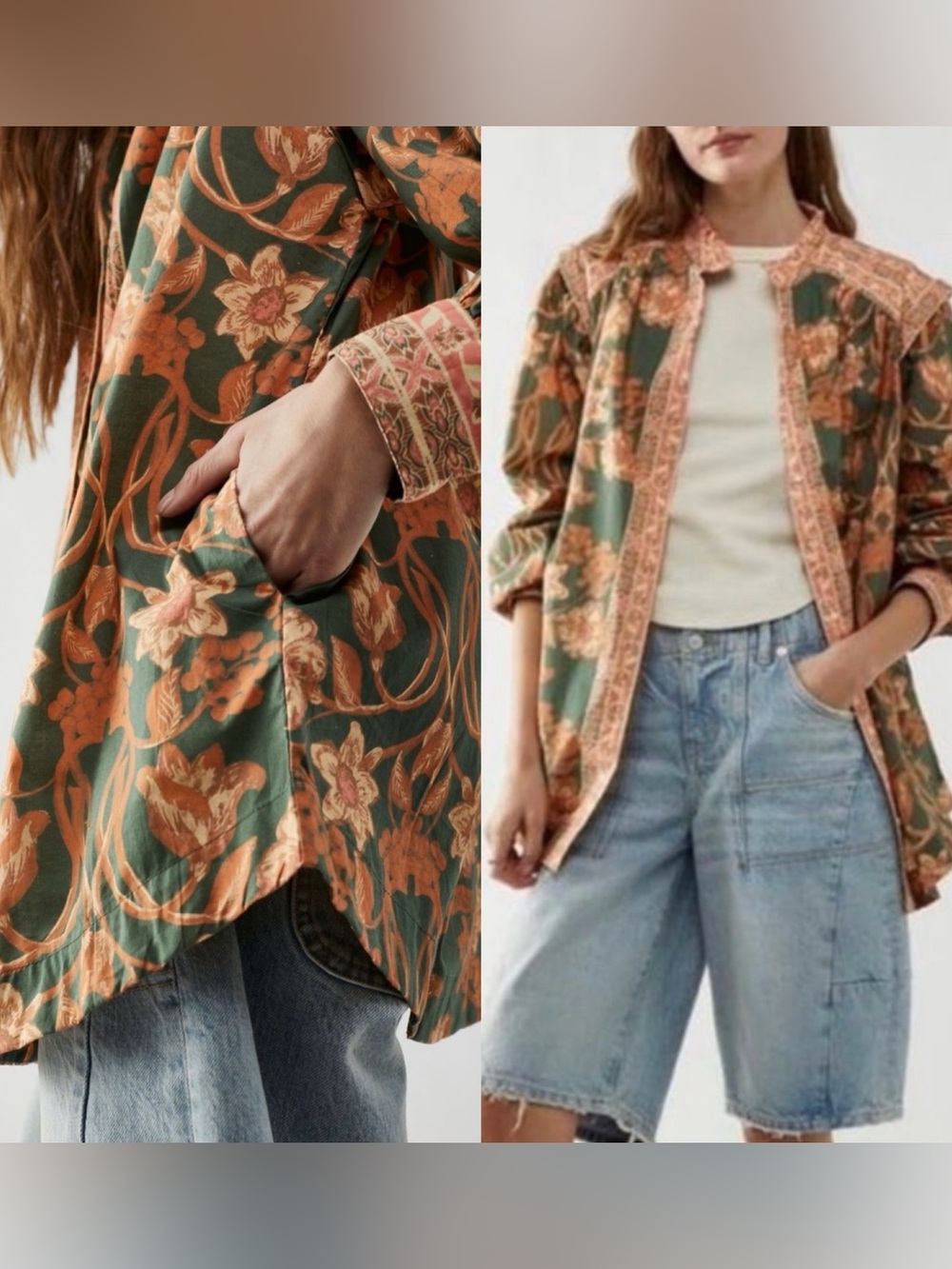 Free People Floral Gardens top